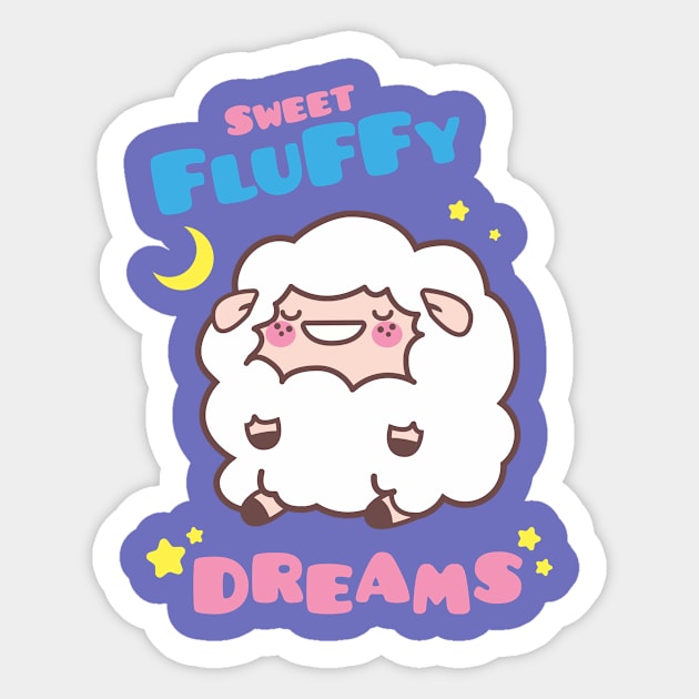 Sweet Fluffy Dreams Sticker by pixelbrandjeans